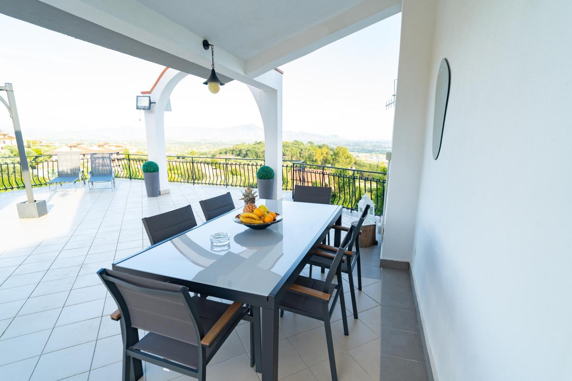 Villa Del Pino, Terrazza Vista Mare 明图尔诺 外观 照片